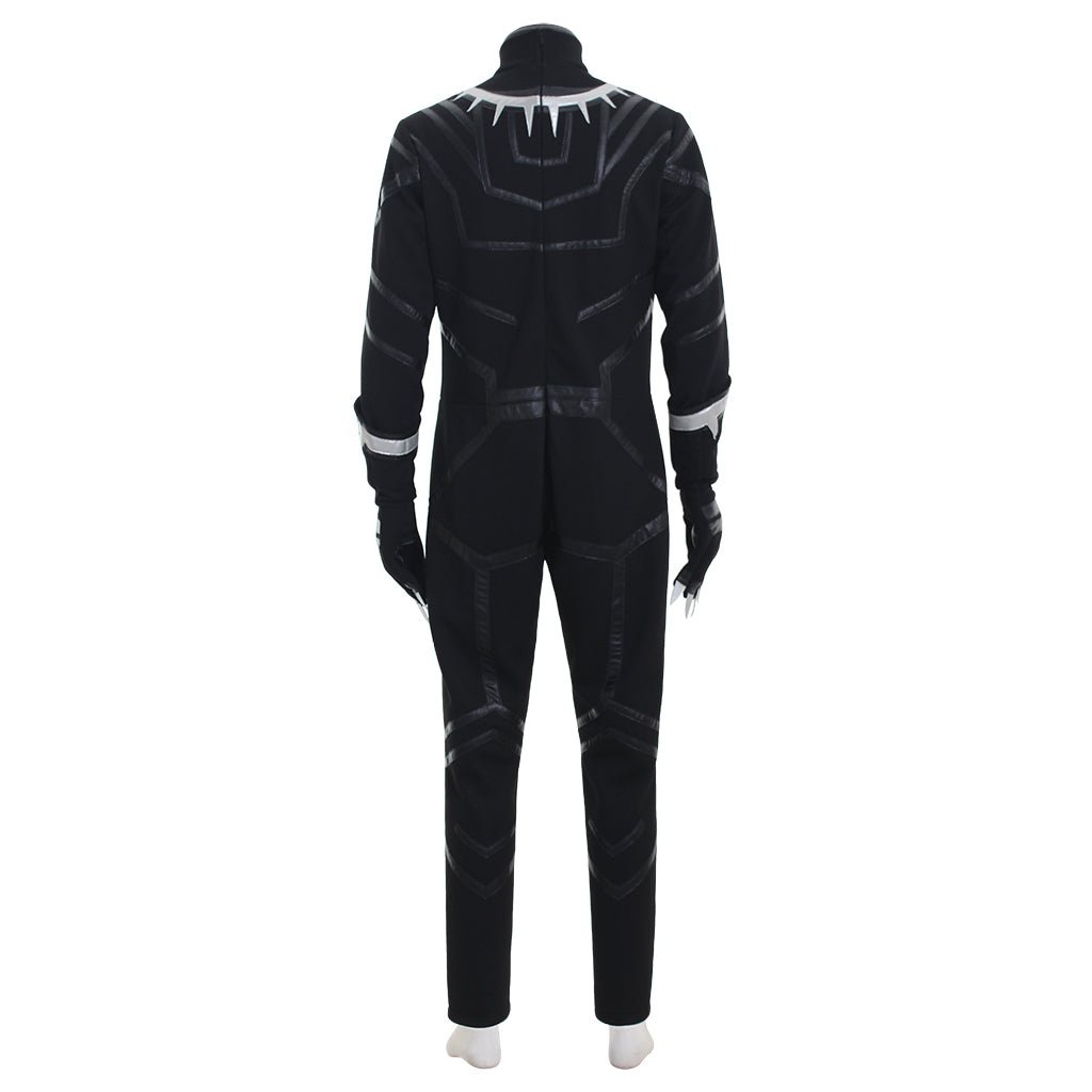 Костюм Черной Пантеры для мужчин: комбинезон, ботинки, перчатки, маска