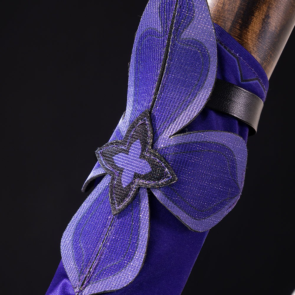 Костюм для косплея Черный Лебедь из Honkai Star Rail | Фиолетовое платье, парик и аксессуары