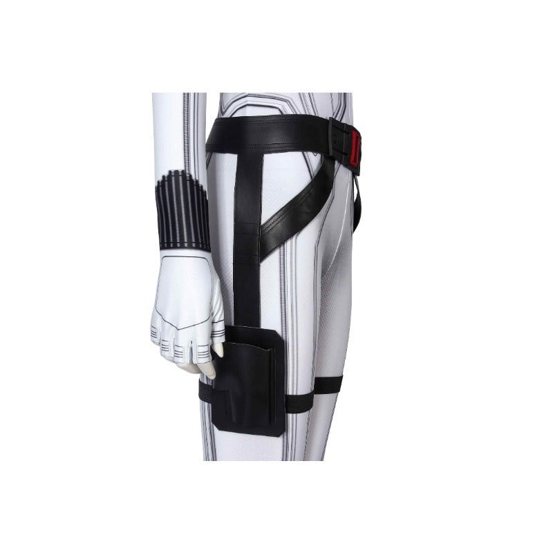 Костюм Черная Вдова Белый Костюм Наташа Романофф 3D Вер 1 Ручная Работа Marvel Костюм