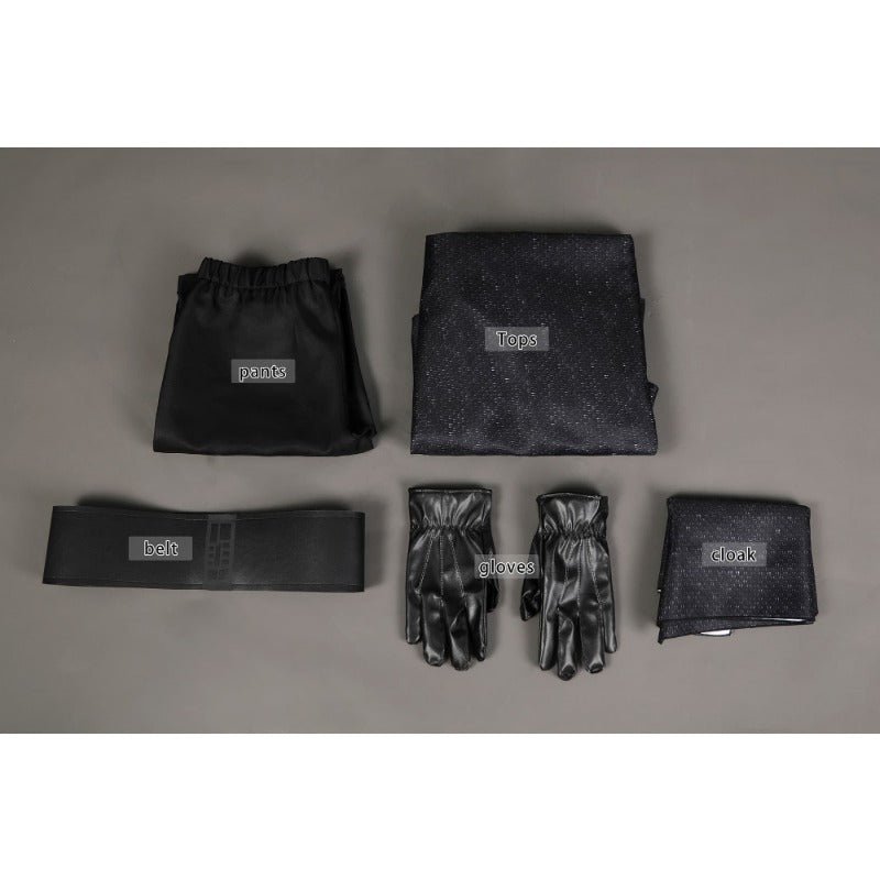 Костюм Кайло Рен для взрослых - черный плащ и маска, наряд Мастера Рыцаря