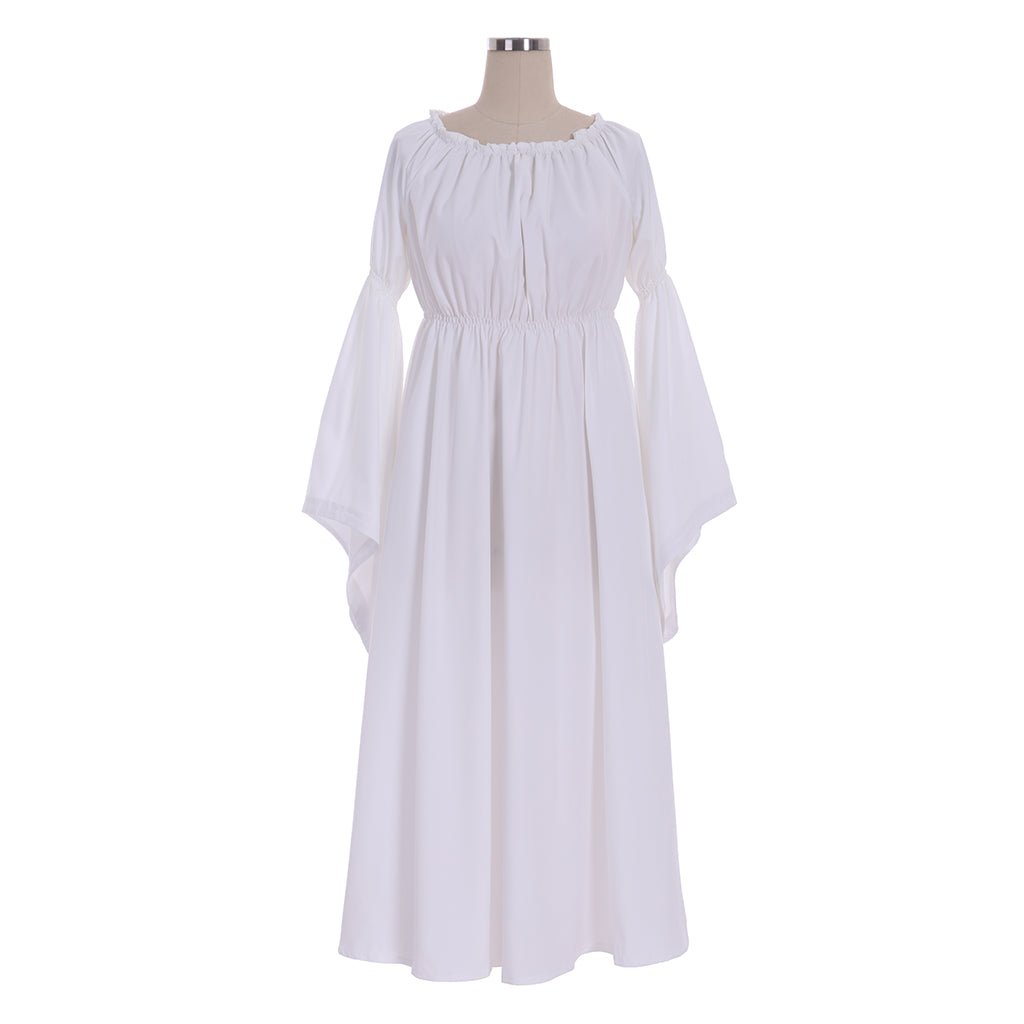 Элегантное белое регентское бальное платье | Средневековое маскарадное платье для чаепитий | Длинное платье в стиле леди Регентства