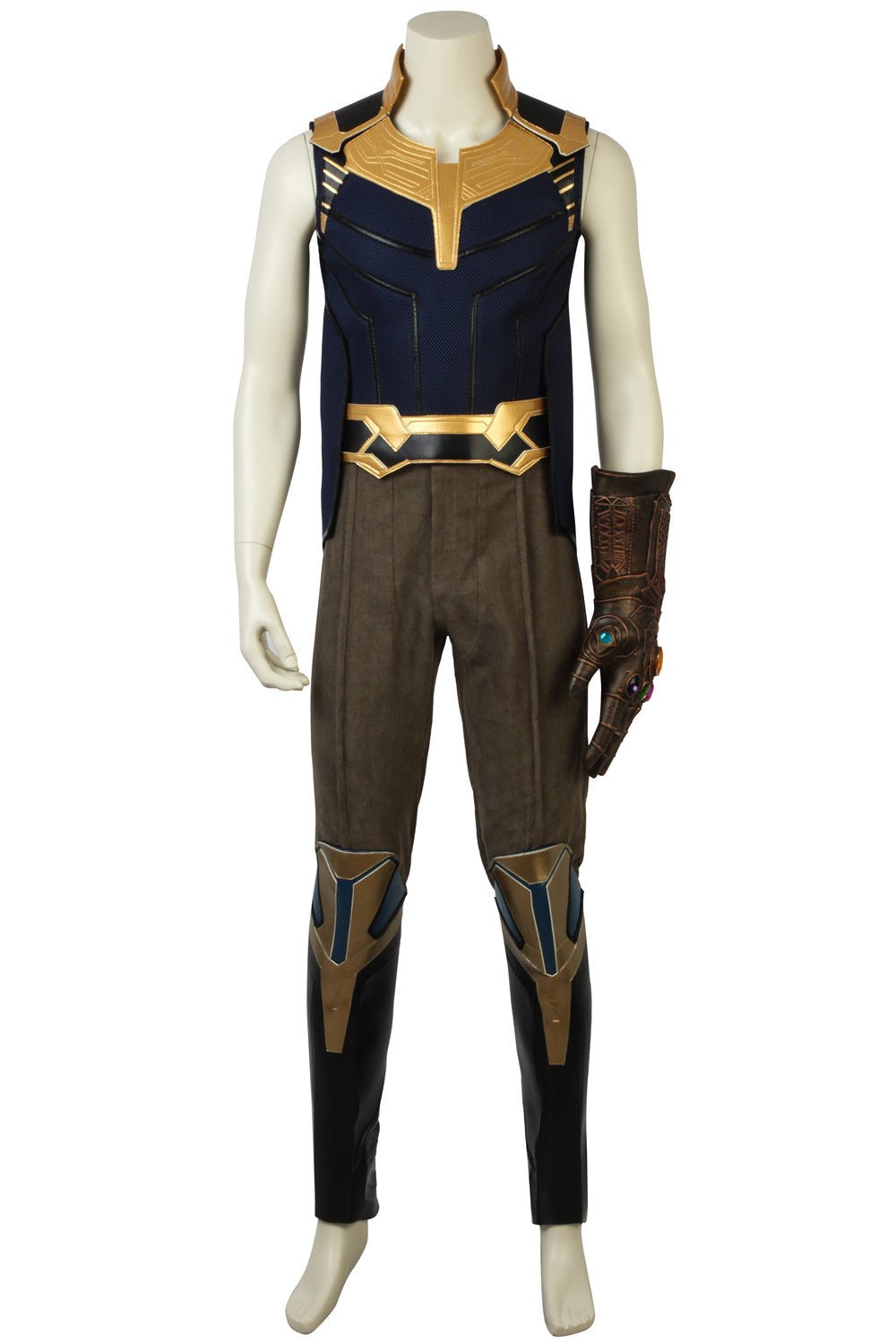 Косплей костюм Таноса из Мстители: Война бесконечности - жилет, брюки, перчатки