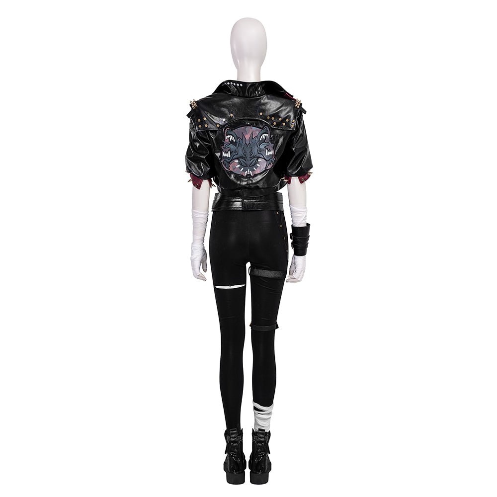 Кожаная куртка Vi из Arcane 2 - высококачественный костюм для косплея