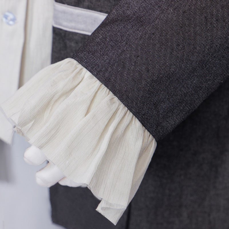 Костюм Вильяма Билли Батчерсона Винтажный Зомби Длинный Рукав Джекет для Хэллоуина