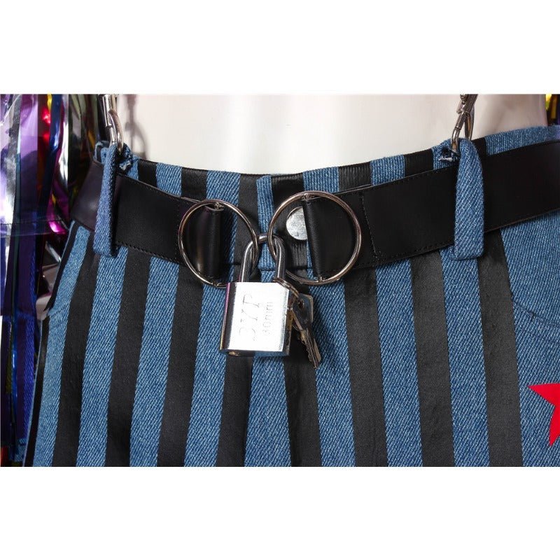 Костюм Харли Квин Радуга для косплея и Хэллоуина