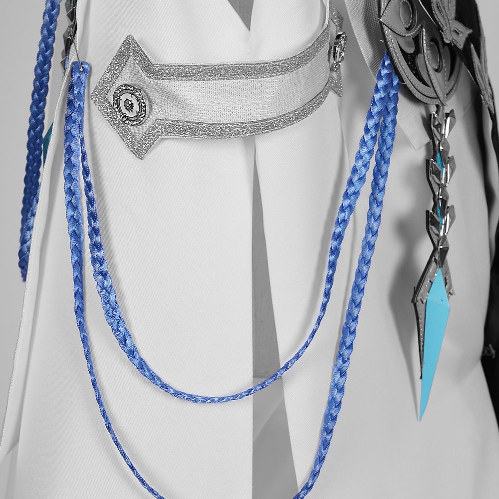 Genshin Impact Плащ Фатуи Костюм для косплея Перр Панталон Тарталья Арлекин Доктор Сандрон Коломбина Регретор