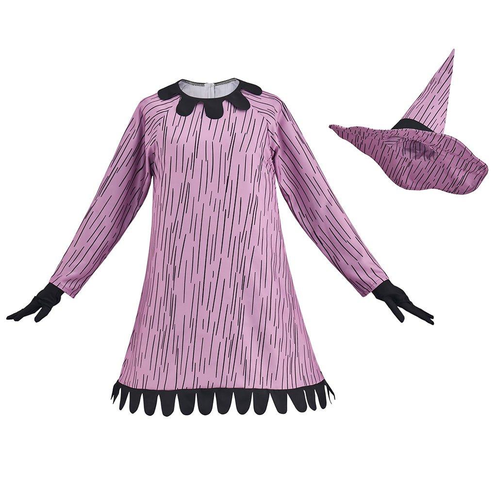 Костюм Шок из мультфильма 'Кошмар перед Рождеством' для девочек | Хэллоуин косплей