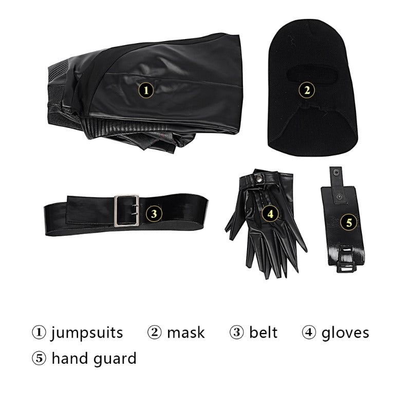 Костюм для косплея Кошка-женщина Селина Кайл из фильма Бэтмен 2022 на Хэллоуин