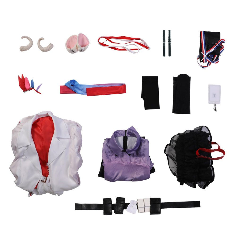 Костюм для косплея Eyjafjalla из Arknights – потрясающий наряд для Хэллоуина и фанатов игры