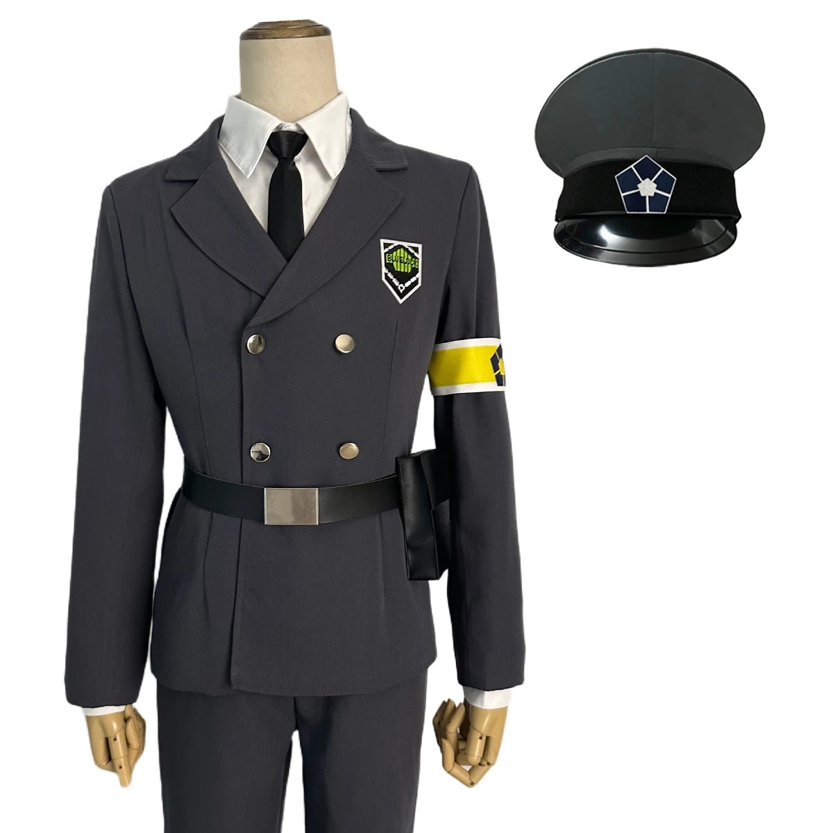 Косплей костюм Blue Lock: Выставочные охранники (Рин Итоши, Исаги, Бачира, Наги и др.) с париком и розовой сеткой