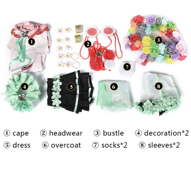 Костюм для косплея Hatsune Miku Magical Mirai 2021: Женское платье в стиле Лолита для вечеринки и Хэллоуина