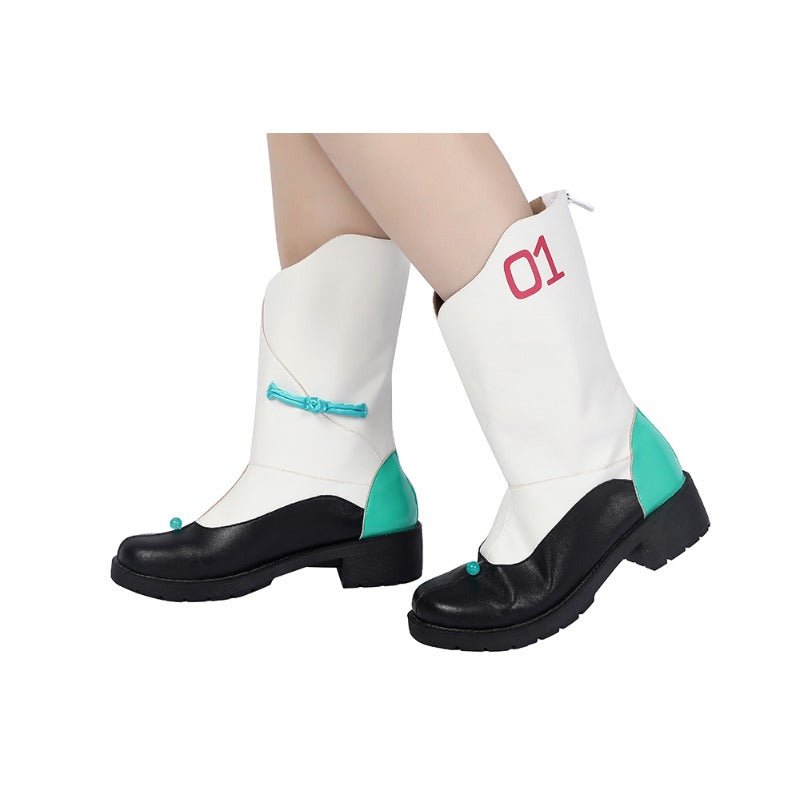 Аниме Костюм Жасмин Мику - Карнавальное Платье Мику с Тобой 2021 Хэллоуин