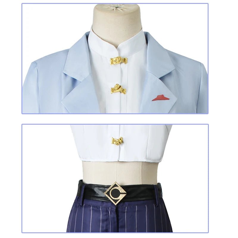 Костюм для косплея Yelan из игры Genshin Impact и Pizza Hut, полный набор для вечеринки на Хэллоуин