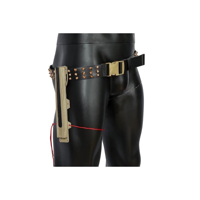 Костюм Джеки 2077 для косплея из искусственной кожи, черный костюм для Хэллоуина и вечеринок