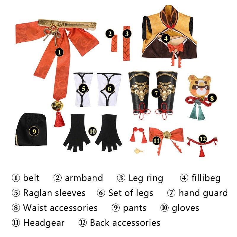 Костюм Сянлин из Genshin Impact для косплея, Хэллоуина и карнавала