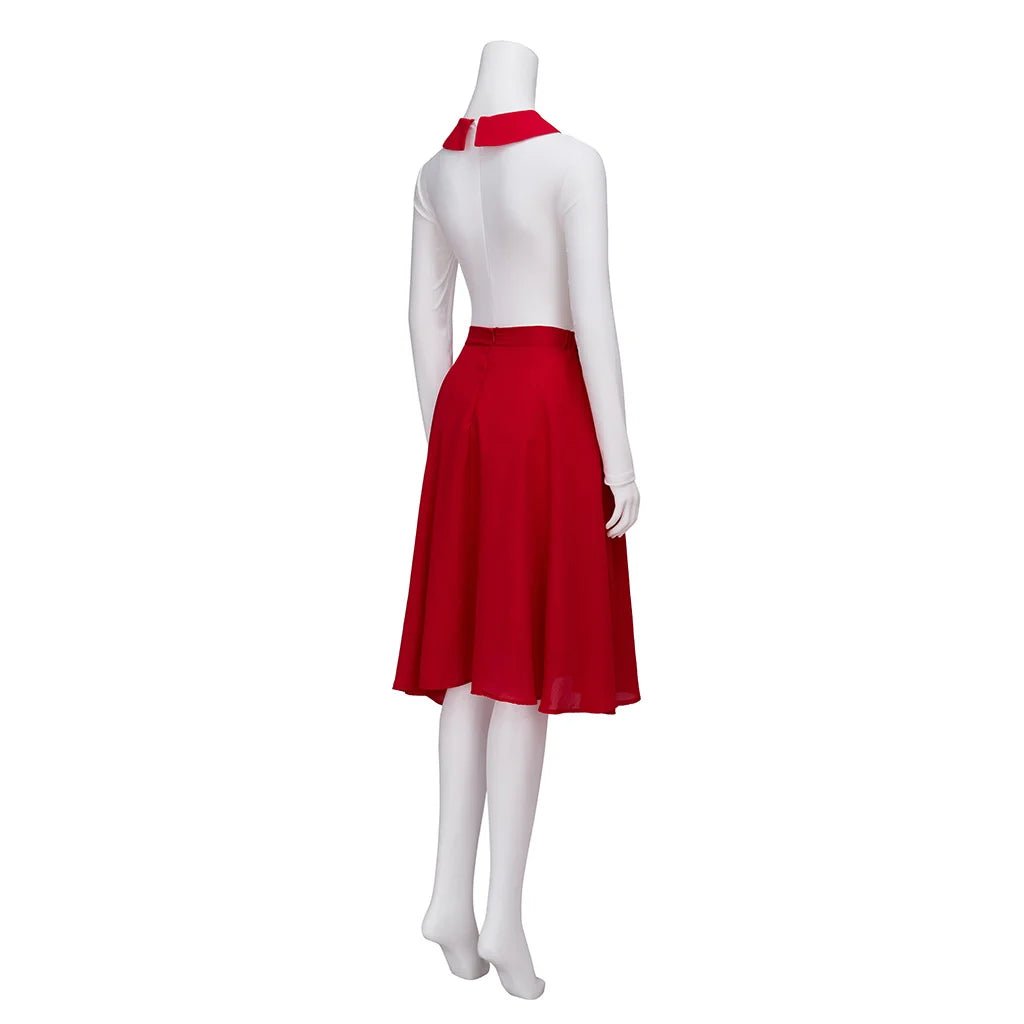 TV Грязь: Восхождение Розовых Леди Cheerleading Костюм - Красная Юбка с Аксессуарами