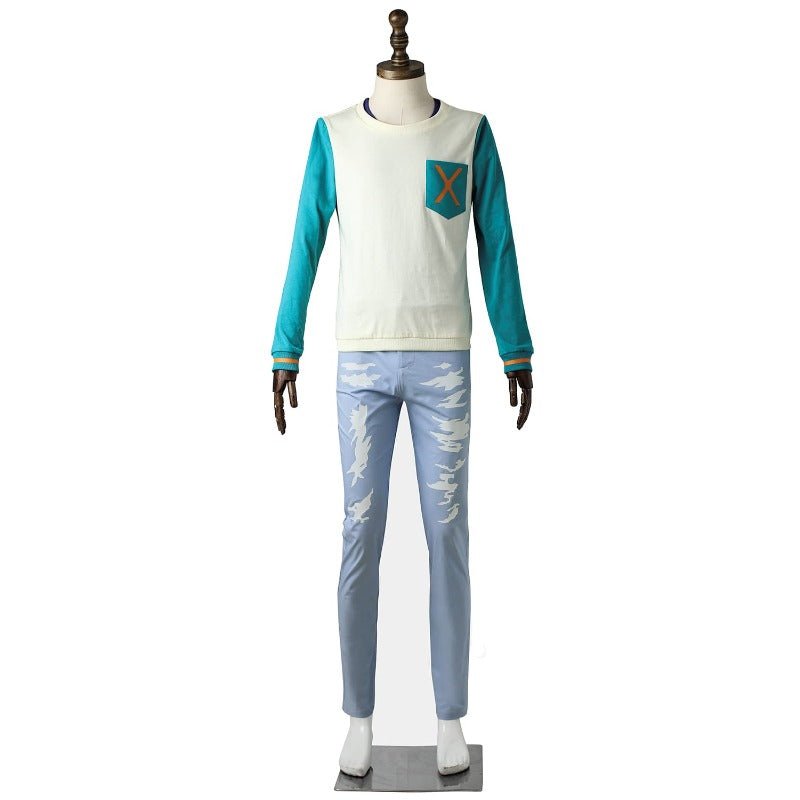 Костюм для косплея Sakisaka Muku из игры A3! Повседневная водолазка + черные брюки для взрослых