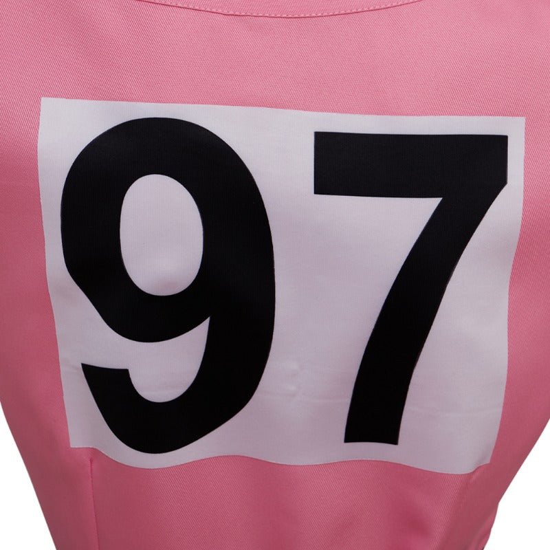 Костюм для косплея Бульмы из Dragon Ball - розовое платье с аксессуарами