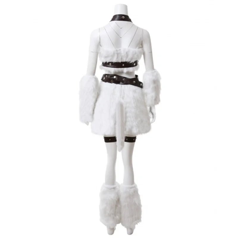 Косплей костюм Кошка Катарина из игры LOL для взрослых женщин, белый боевой костюм для Хэллоуина, карнавала и вечеринок