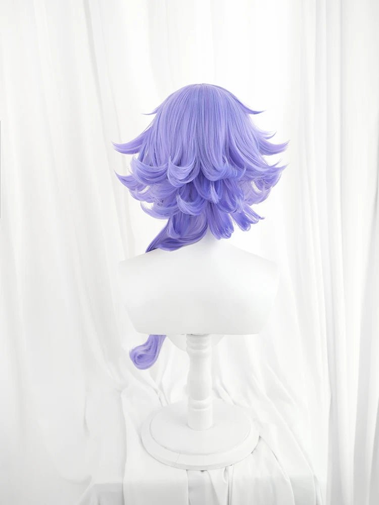 Игра LOL Битва Летучая Мышь Xayah Костюмный Парик 45см Синий Цвет Женщины Xayah Парики Термостойкие Синтетические Волосы