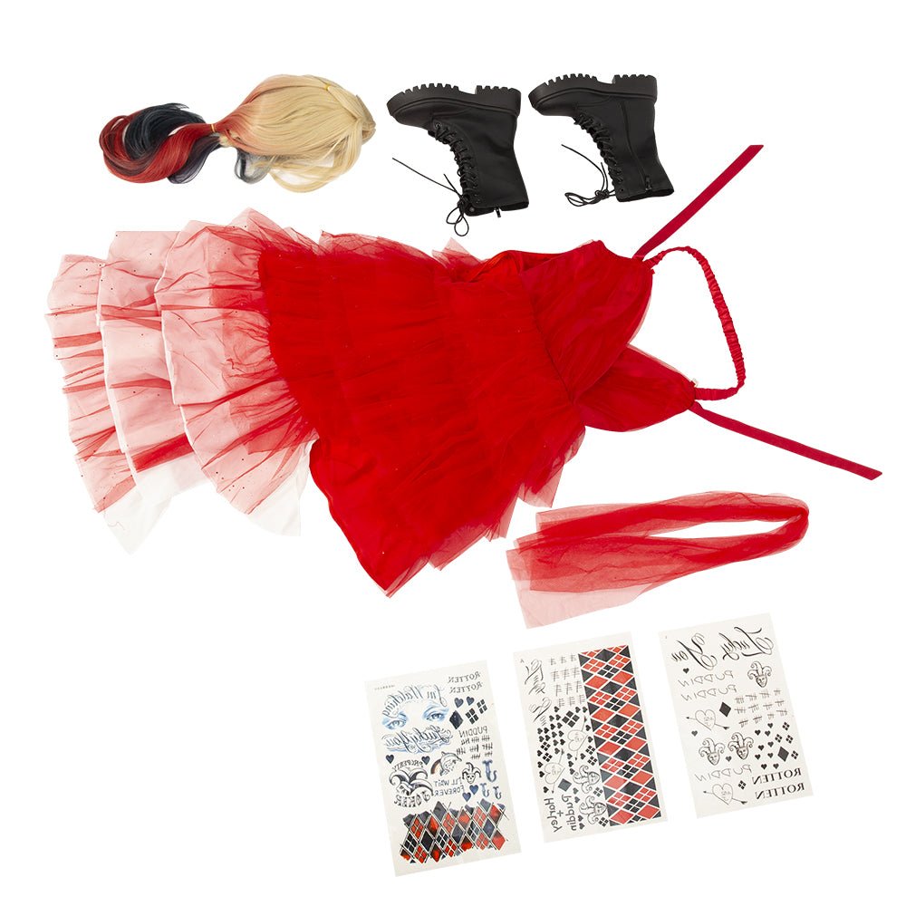 Костюм Харли Квин из фильма «Отряд самоубийц 2» для женщин, ручная работа