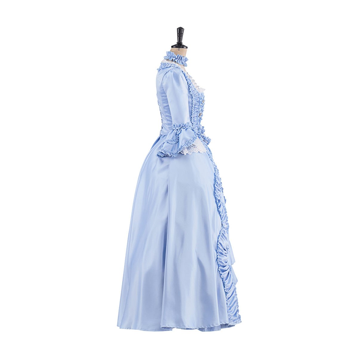 Рококо Голубое Платье – Элегантный Костюм для Косплея
