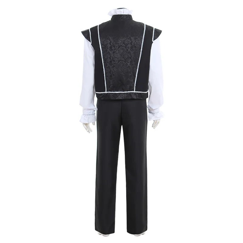 Мужской костюм благородного человека XVI века - средневековый стимпанк жилет и брюки | Серия Medieval от Animegrad