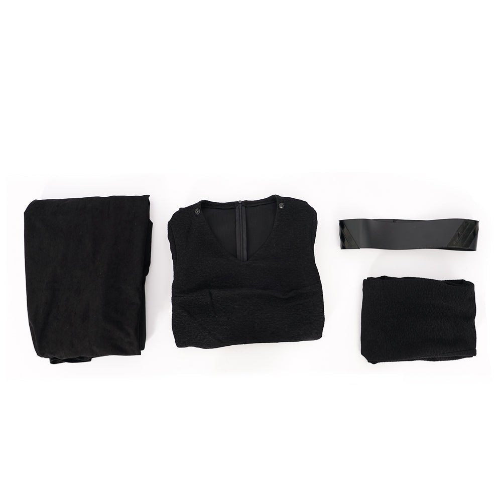 Звездные Войны: Восхождение Скайуокера Рей Черный Костюм для Косплея