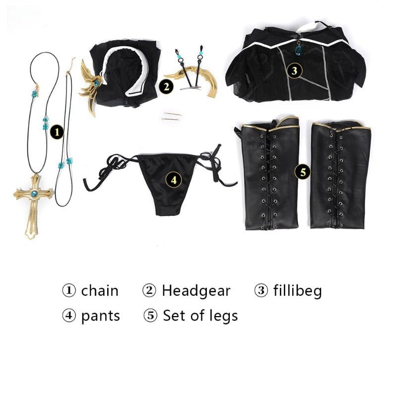 Костюм для косплея Ниа Хонджу из DATE A LIVE на Хэллоуин и карнавалы