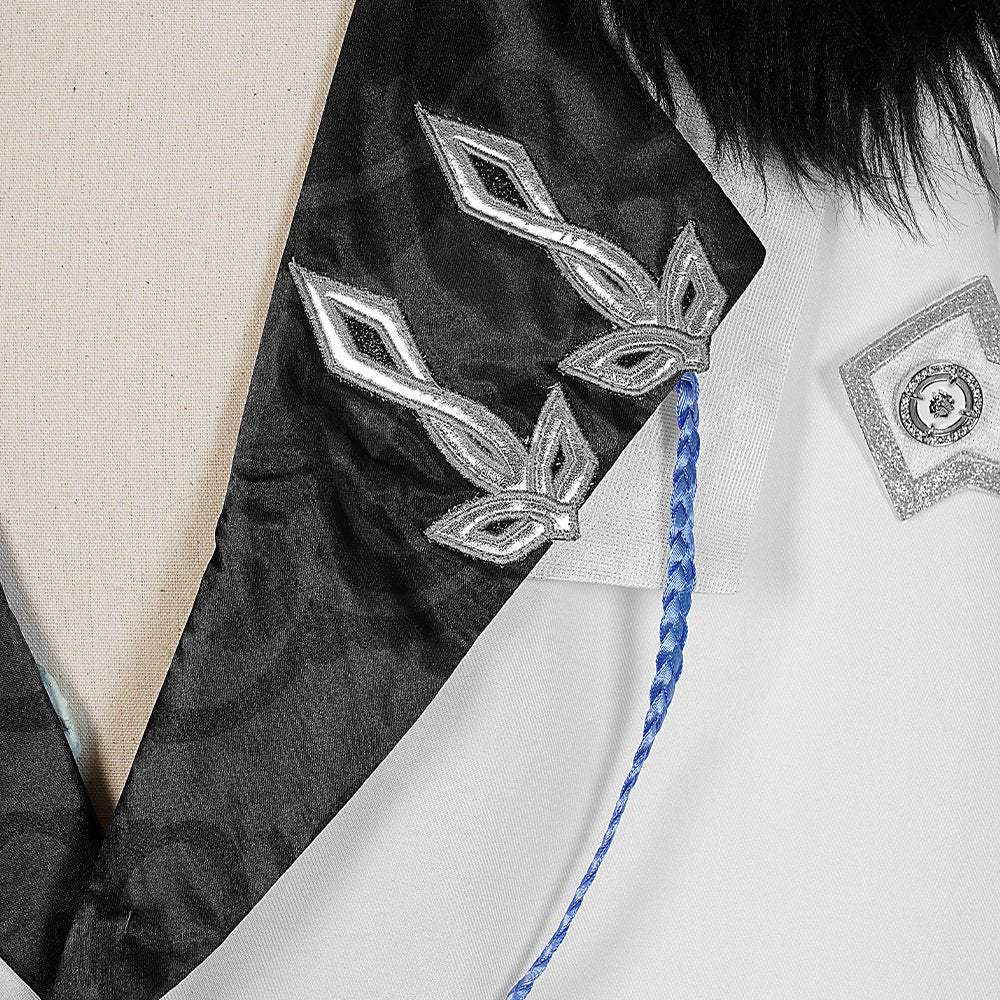 Genshin Impact Плащ Фатуи Костюм для косплея Перр Панталон Тарталья Арлекин Доктор Сандрон Коломбина Регретор