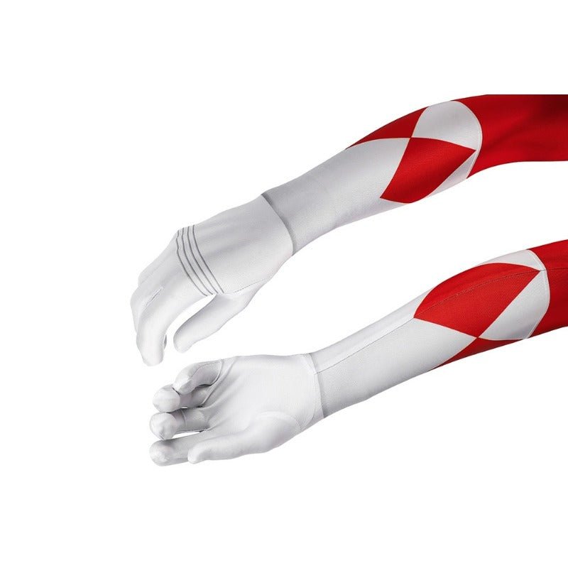 Костюм Красного Рейнджера MMPR – Косплей костюм Могучих Рейнджеров