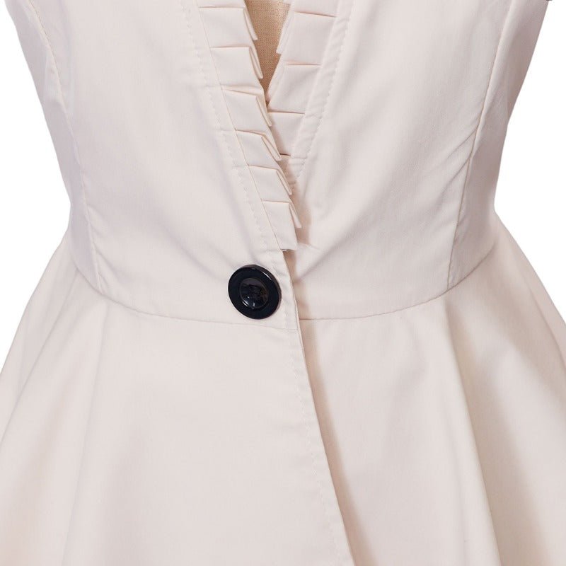 Винтажное готическое коктейльное платье – женский средневековый косплейный костюм с длинными рукавами