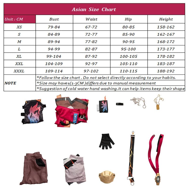 Костюм для косплея Луки из Honkai Star Rail: Дикий Пожар, Боксер Чемпион