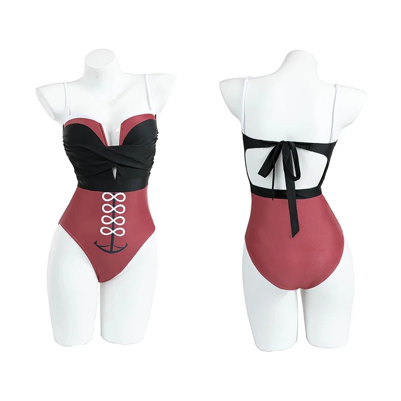 Купальник Beidou Летняя Девушка Однокомплектный Купальник Ременная Конструкция Женский Бикини Пляжная Одежда Купальный Костюм
