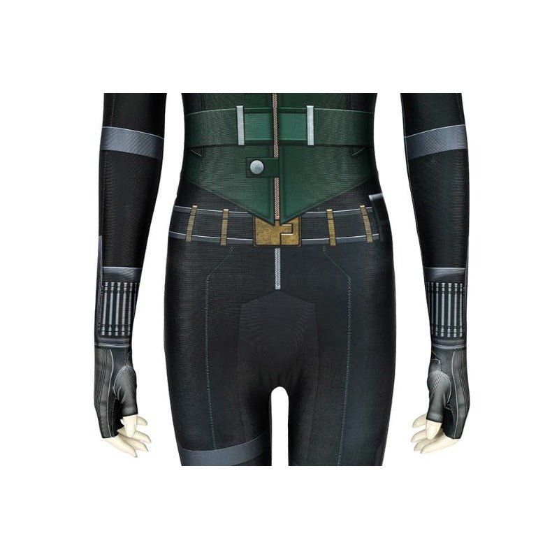 Костюм Чёрной Вдовы для косплея из эластичного спандекса