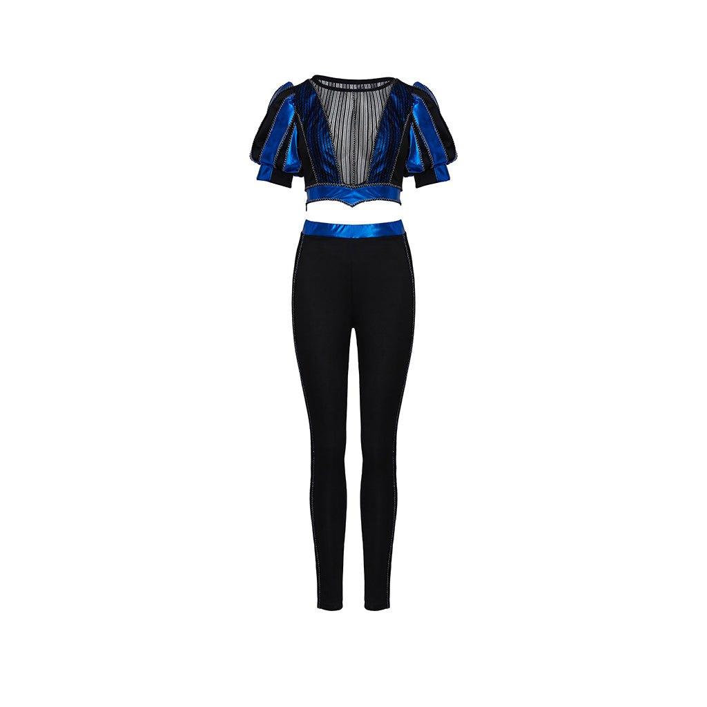 Костюм для косплея Екатерины Парр из мюзикла 'Шесть' | Женская короткая топ и комбинезон | Набор для выступления на музыкальном фестивале
