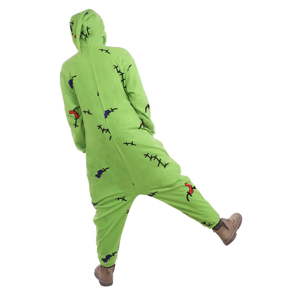 Костюм Oogie Boogie Kigurumi из 'Кошмара перед Рождеством' - Мягкий и Уютный для Хэллоуина, Конвенций и Мероприятий!
