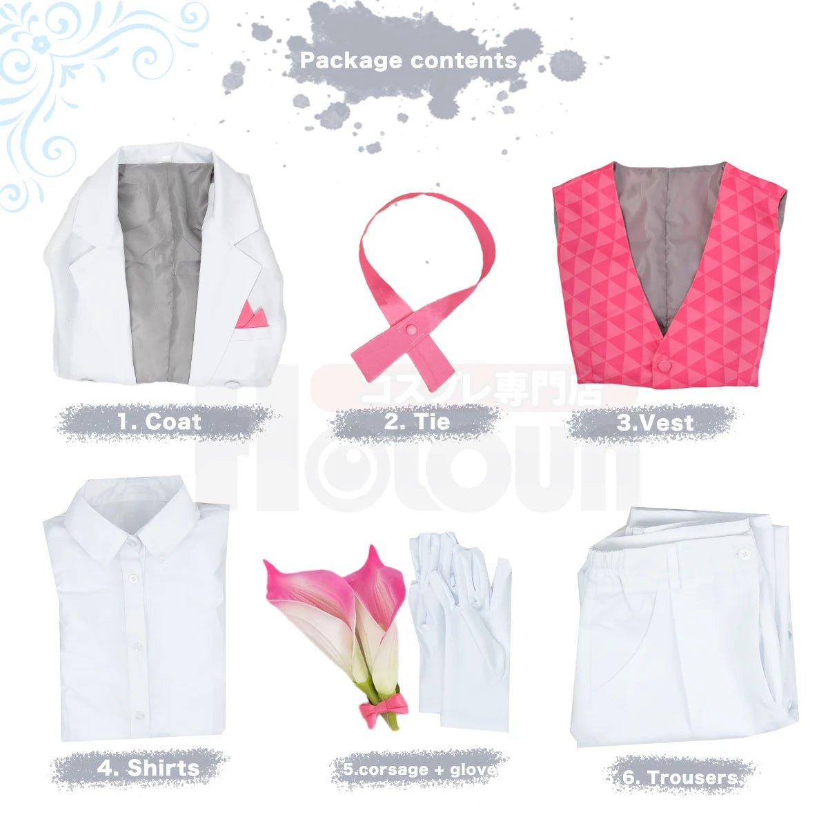 Косплей костюм Blue Lock Чигири Выставочный фрак Костюм Униформа Корсаж Подарок для вечеринки