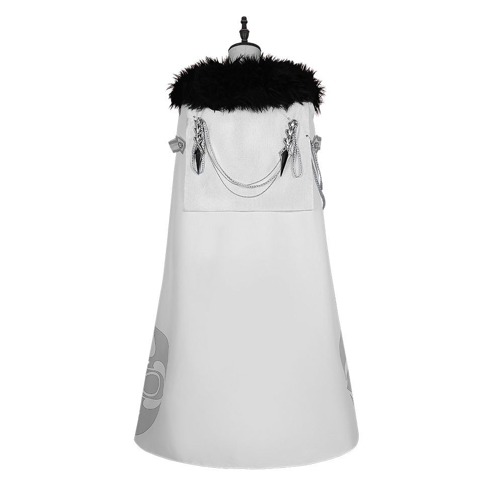 Genshin Impact Плащ Фатуи Костюм для косплея Перр Панталон Тарталья Арлекин Доктор Сандрон Коломбина Регретор