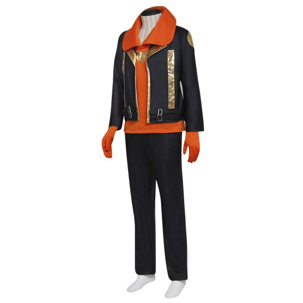 Костюм для косплея черная кожаная куртка Команды Искра из Pokemon Go