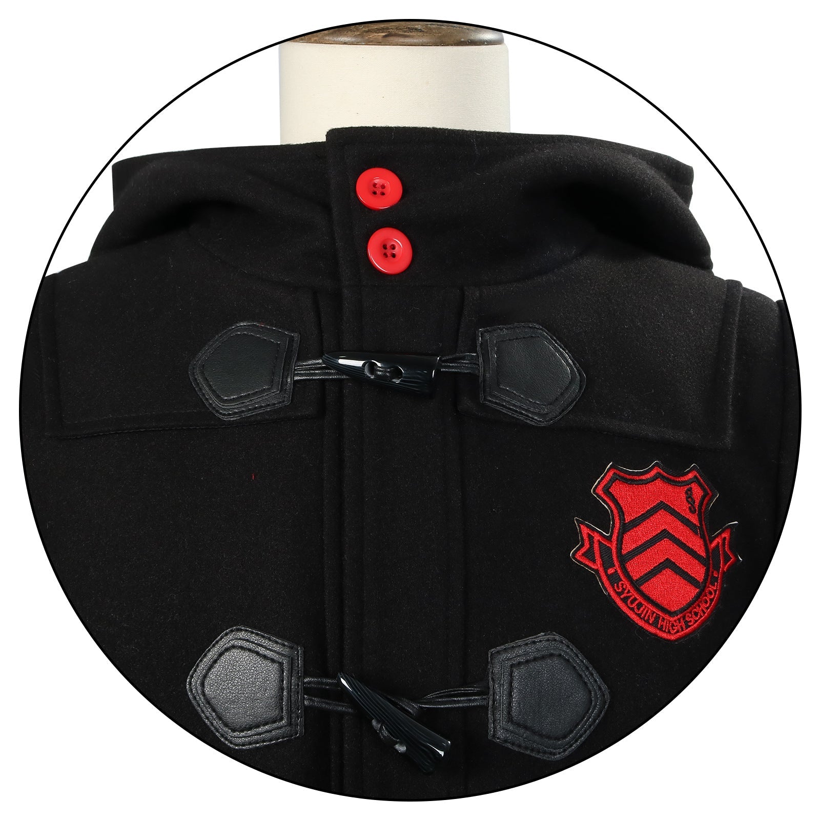 Костюм для косплея Persona 5 Рен Амамия зимний шерстяной плащ