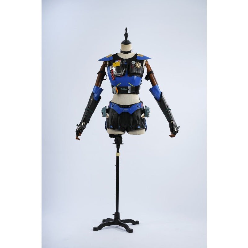 Костюм для косплея Qing Yi из Zenless Zone Zero: жилет, шорты, аксессуары (женский набор)