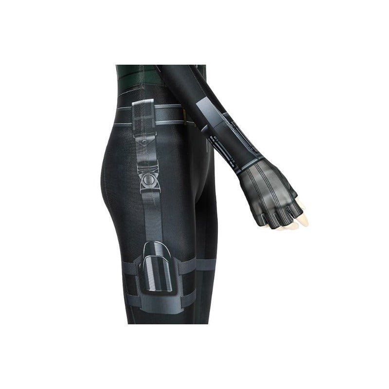 Костюм Чёрной Вдовы для косплея из эластичного спандекса