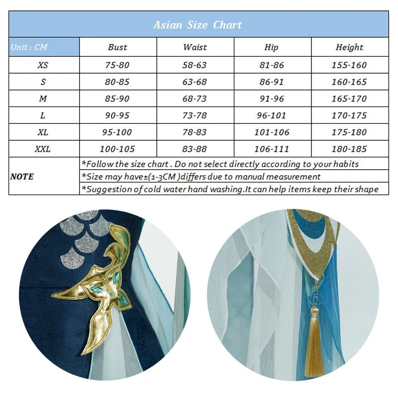 Костюм косплея Мадам Пинг из игры Genshin Impact для женщин, платье, униформа для Хэллоуина