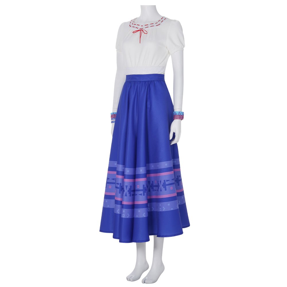 Костюм для косплея Луизы Мадригал из 'Энканто' - Женский наряд на Хэллоуин