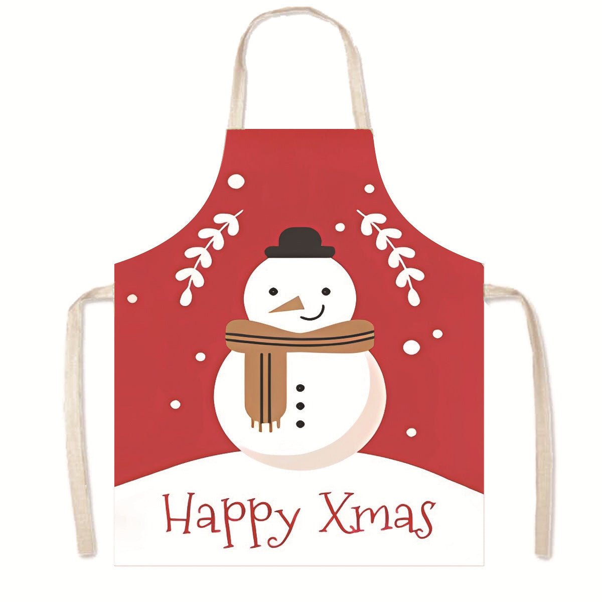 Северный рождественский фартук для кухни и вечеринок с защитой от загрязнений