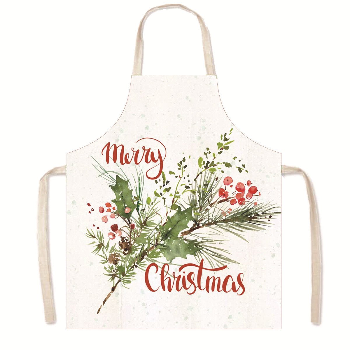 Северный рождественский фартук для кухни и вечеринок с защитой от загрязнений