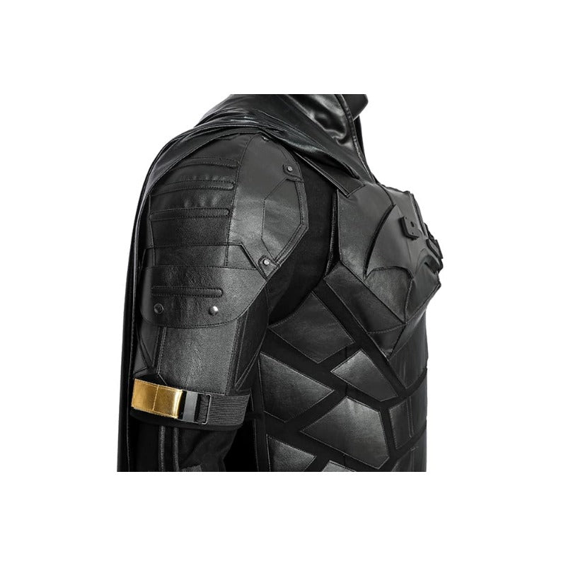 Костюм Бэтмена из фильма из искусственной кожи для косплея, Хэллоуина и вечеринок