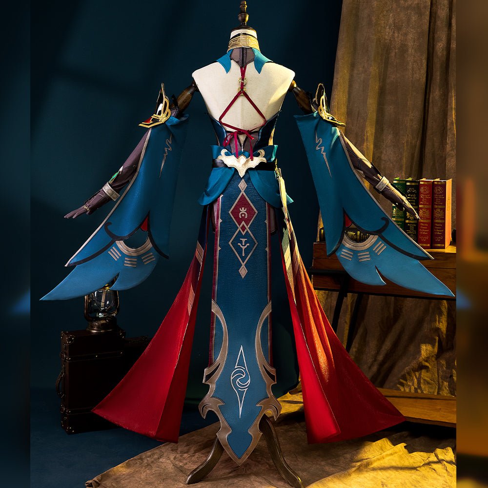 Костюм для косплея Xueyi из Honkai Star Rail с париком и аксессуарами