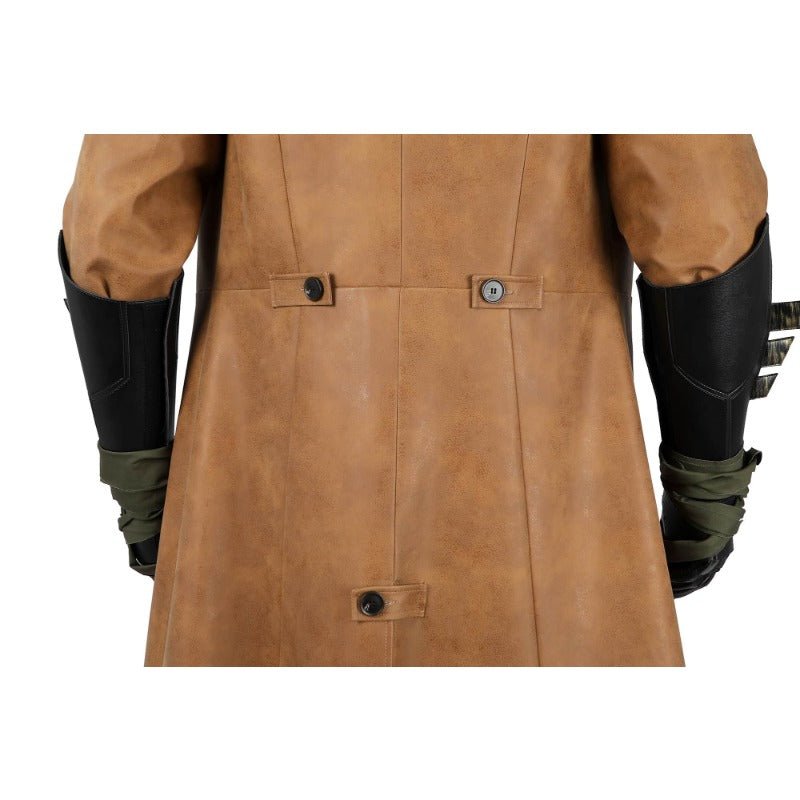 Костюм Бэтмена Бена Аффлека для косплея - Кожаный боевой тренч из Лиги Справедливости